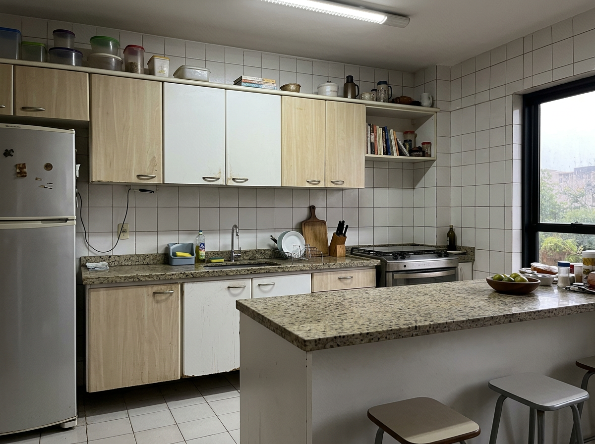 Cozinha antes da reforma